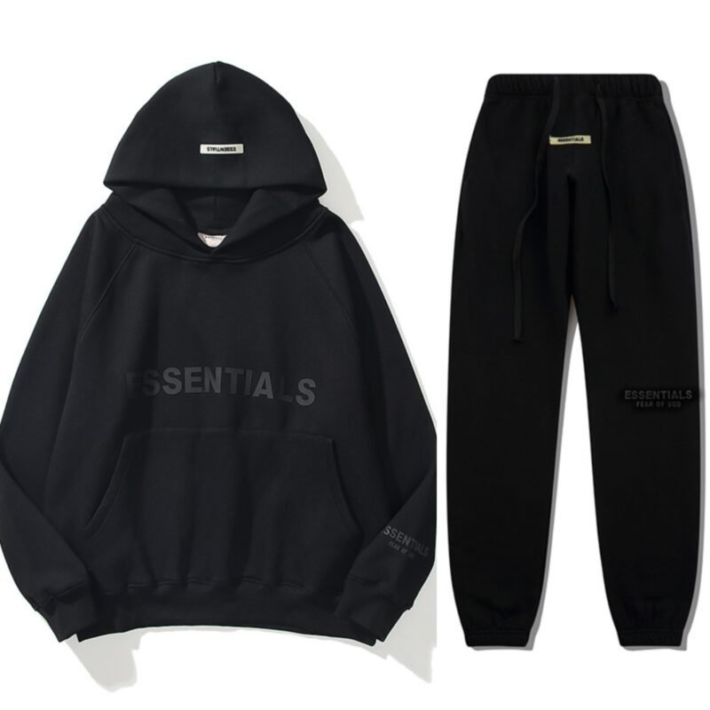 Oversized Black Tracksuit